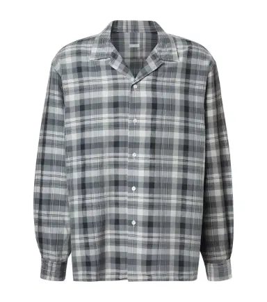 A.PRESSE A. Presse Checked silk and linen shirt | Thumbnail 1 A.PRESSE A. Presse Checked silk and linen shirt | Thumbnail 1