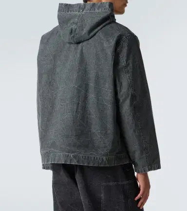 A.PRESSE A. Presse Vintage hooded distressed denim jacket | Thumbnail 3 A.PRESSE A. Presse Vintage hooded distressed denim jacket | Thumbnail 3