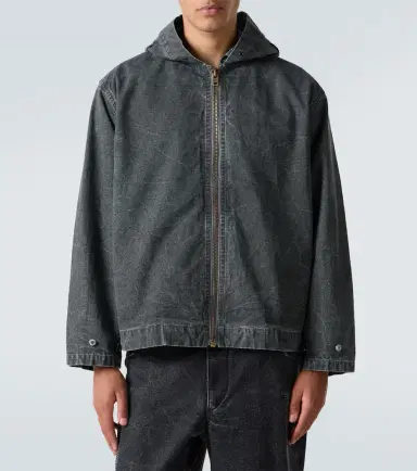 A.PRESSE A. Presse Vintage hooded distressed denim jacket | Thumbnail 4 A.PRESSE A. Presse Vintage hooded distressed denim jacket | Thumbnail 4