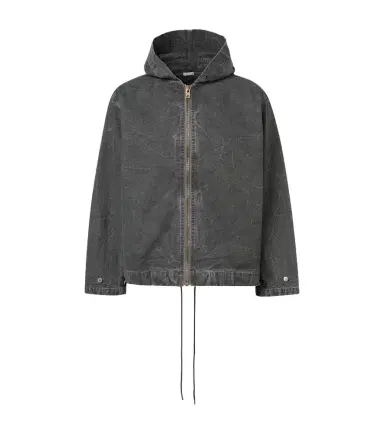 A.PRESSE A. Presse Vintage hooded distressed denim jacket | Thumbnail 1 A.PRESSE A. Presse Vintage hooded distressed denim jacket | Thumbnail 1