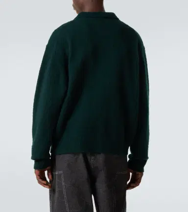 A.PRESSE A. Presse Cashmere polo sweater | Thumbnail 3