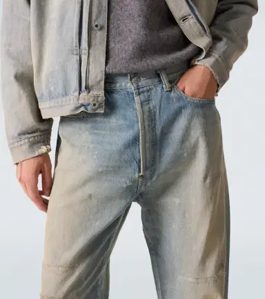 A.Presse A. Presse No. 37 distressed straight jeans | Thumbnail 5