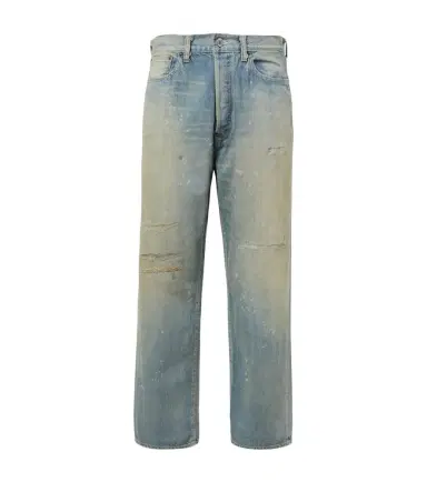 A.Presse A. Presse No. 37 distressed straight jeans | Thumbnail 1