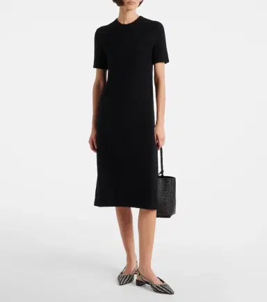 Loro Piana Jarilla silk and cotton midi dress | Thumbnail 5
