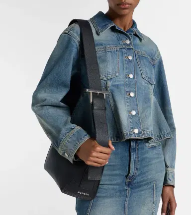 Alexander McQueen T-Bar Sling leather shoulder bag | Thumbnail 2 Alexander McQueen T-Bar Sling leather shoulder bag | Thumbnail 2