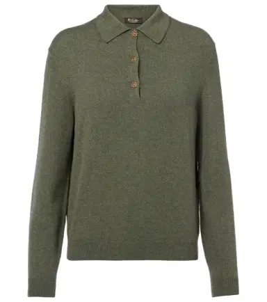 Loro Piana Classic cashmere polo sweater | Thumbnail 1 Loro Piana Classic cashmere polo sweater | Thumbnail 1