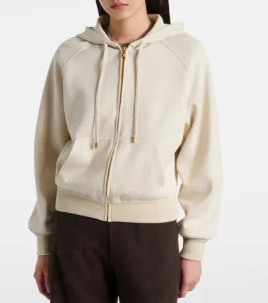 Loro Piana Viera cotton, silk, and cashmere hoodie | Thumbnail 2
