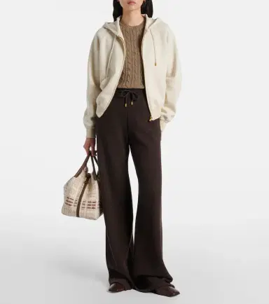 Loro Piana Viera cotton, silk, and cashmere hoodie | Thumbnail 5