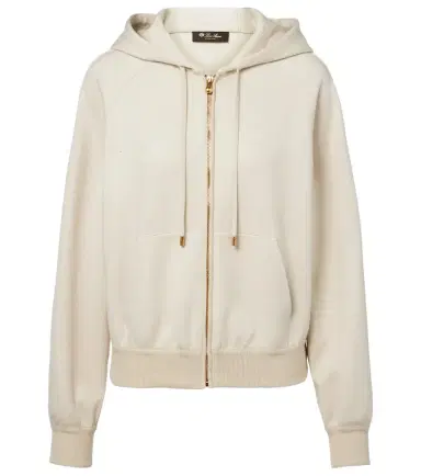 Loro Piana Viera cotton, silk, and cashmere hoodie | Thumbnail 1