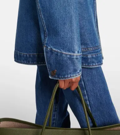 Loro Piana Corduroy-trimmed denim jacket | Thumbnail 2 Loro Piana Corduroy-trimmed denim jacket | Thumbnail 2