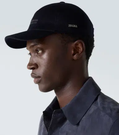 Zegna Embroidered cashmere baseball cap | Thumbnail 3