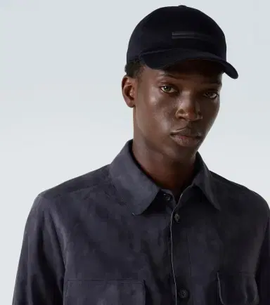 Zegna Embroidered cashmere baseball cap | Thumbnail 4