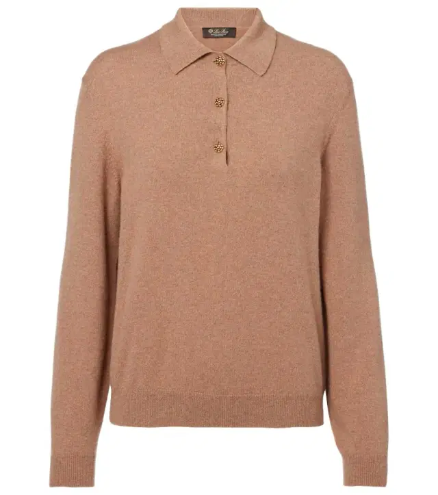 Loro Piana Cashmere polo sweater