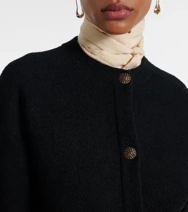 Loro Piana Cropped cotton and silk cardigan | Thumbnail 2