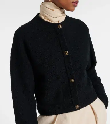 Loro Piana Cropped cotton and silk cardigan | Thumbnail 5