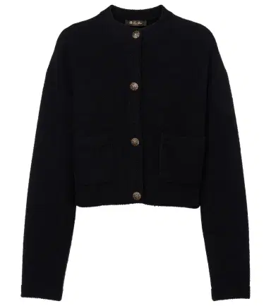 Loro Piana Cropped cotton and silk cardigan | Thumbnail 1