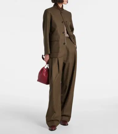 Loro Piana Kurt wool and cashmere wide-leg pants | Thumbnail 2 Loro Piana Kurt wool and cashmere wide-leg pants | Thumbnail 2