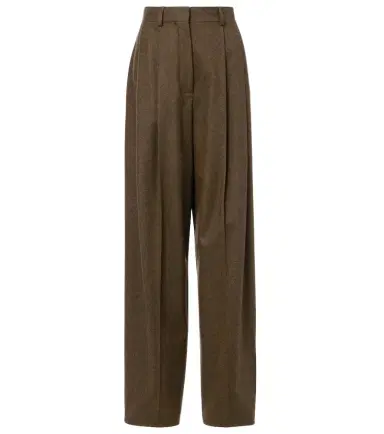 Loro Piana Kurt wool and cashmere wide-leg pants | Thumbnail 1 Loro Piana Kurt wool and cashmere wide-leg pants | Thumbnail 1