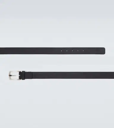 Zegna Triple Stitch leather belt | Thumbnail 2 Zegna Triple Stitch leather belt | Thumbnail 2