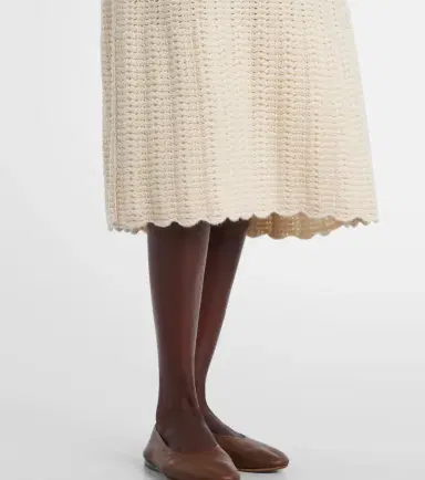 Loro Piana Arola knitted cotton polo dress | Thumbnail 6