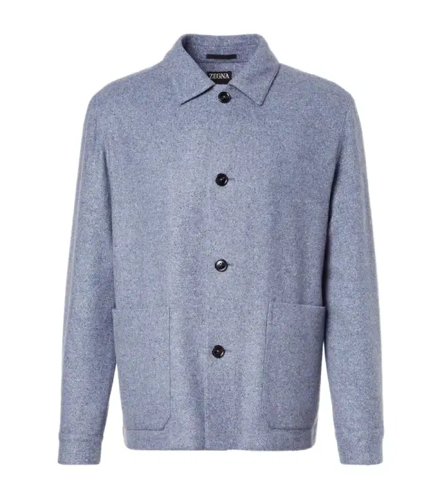 Zegna Cashmere and silk overshirt