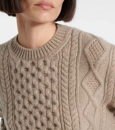Loro Piana Eyre Aran cashmere sweater | Thumbnail 4