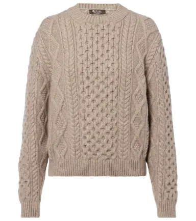 Loro Piana Eyre Aran cashmere sweater | Thumbnail 1