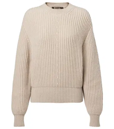 Loro Piana Plane Tree ribbed-knit cashmere sweater | Thumbnail 1