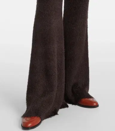 Loro Piana Silk and cashmere flared pants | Thumbnail 5