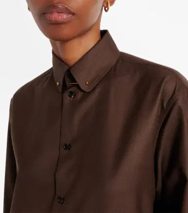 Loro Piana Thea virgin wool shirt | Thumbnail 3