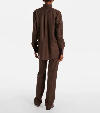 Loro Piana Thea virgin wool shirt | Thumbnail 4