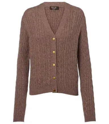 Loro Piana Treccia cable-knit cashmere cardigan | Thumbnail 1