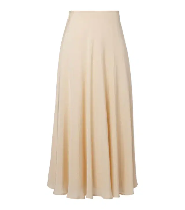 Loro Piana Erika silk midi skirt