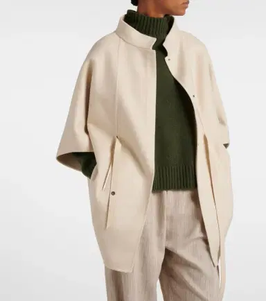 Loro Piana Salzburg cashmere cape | Thumbnail 5