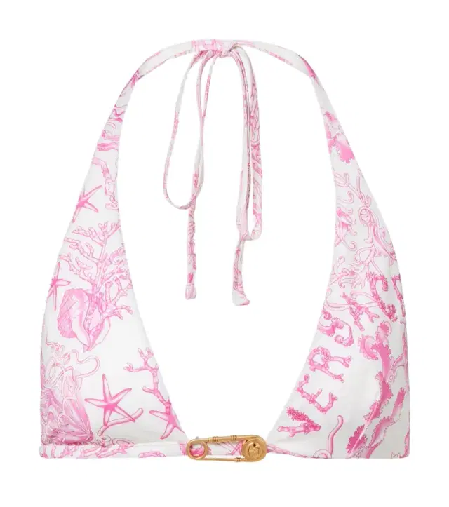 Versace Underwater Barocco bikini top