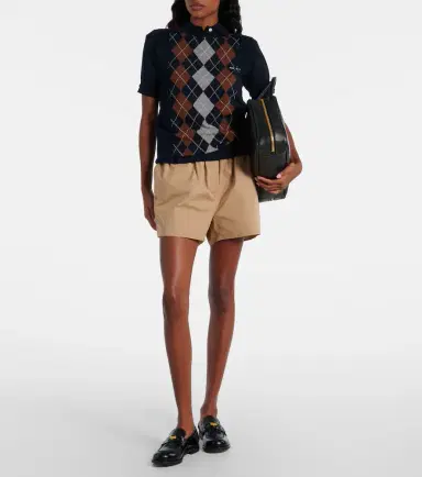 Miu Miu Argyle knitted cashmere top | Thumbnail 5