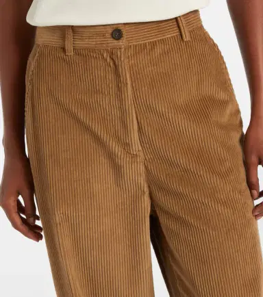 Miu Miu Cotton corduroy wide-leg pants | Thumbnail 4 Miu Miu Cotton corduroy wide-leg pants | Thumbnail 4