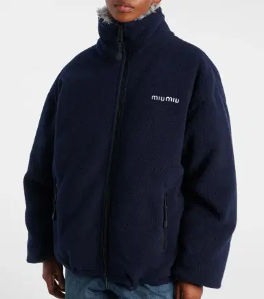 Miu Miu Down-filled fleece jacket | Thumbnail 6 Miu Miu Down-filled fleece jacket | Thumbnail 6