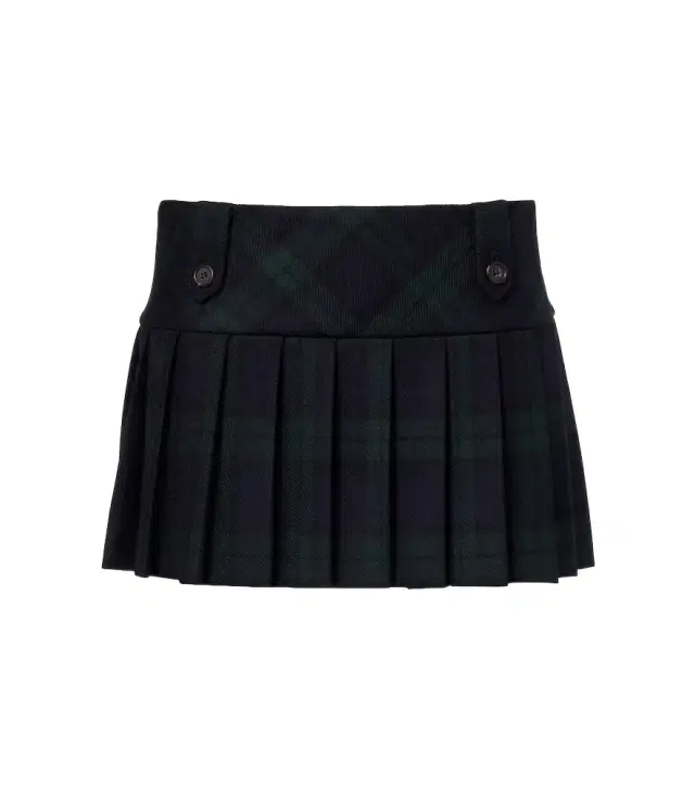 Miu Miu Plaid virgin wool twill miniskirt