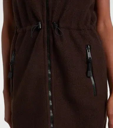 Miu Miu Logo fleece minidress | Thumbnail 5