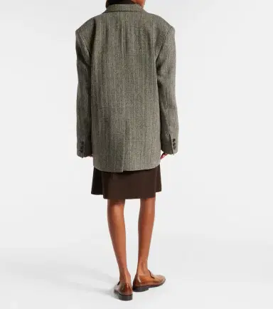 Miu Miu Chevron virgin wool suit jacket | Thumbnail 2 Miu Miu Chevron virgin wool suit jacket | Thumbnail 2