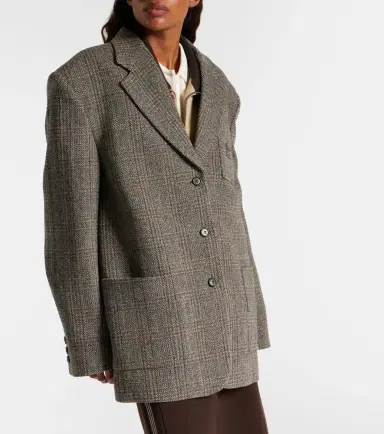 Miu Miu Chevron virgin wool suit jacket | Thumbnail 3 Miu Miu Chevron virgin wool suit jacket | Thumbnail 3