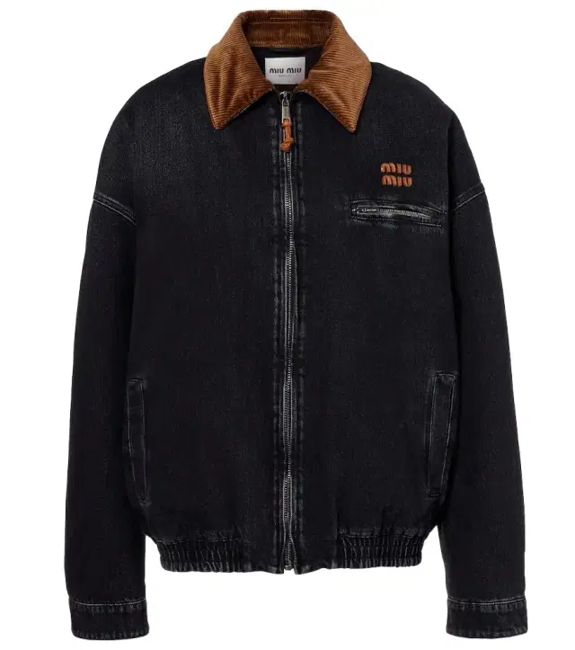 Miu Miu Logo denim jacket