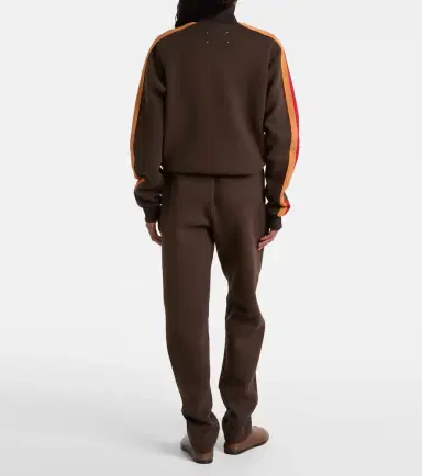 Maison Margiela Cotton-blend jersey half-zip sweatshirt | Thumbnail 3 Maison Margiela Cotton-blend jersey half-zip sweatshirt | Thumbnail 3