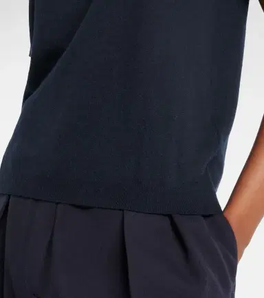 Lisa Yang Nai knitted cashmere polo shirt | Thumbnail 4