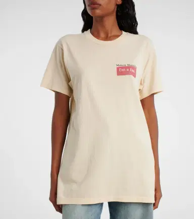 Maison Margiela Printed cotton jersey T-shirt | Thumbnail 3