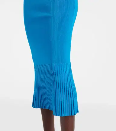Galvan Atalanta ribbed-knit cocktail dress | Thumbnail 4