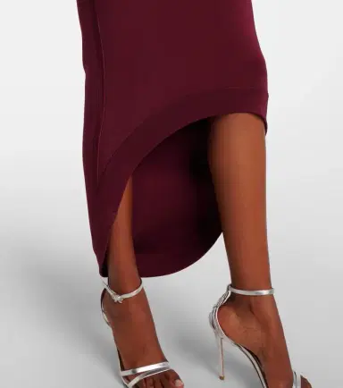 Galvan Halterneck midi dress | Thumbnail 3