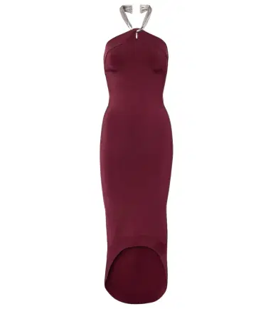 Galvan Halterneck midi dress | Thumbnail 1
