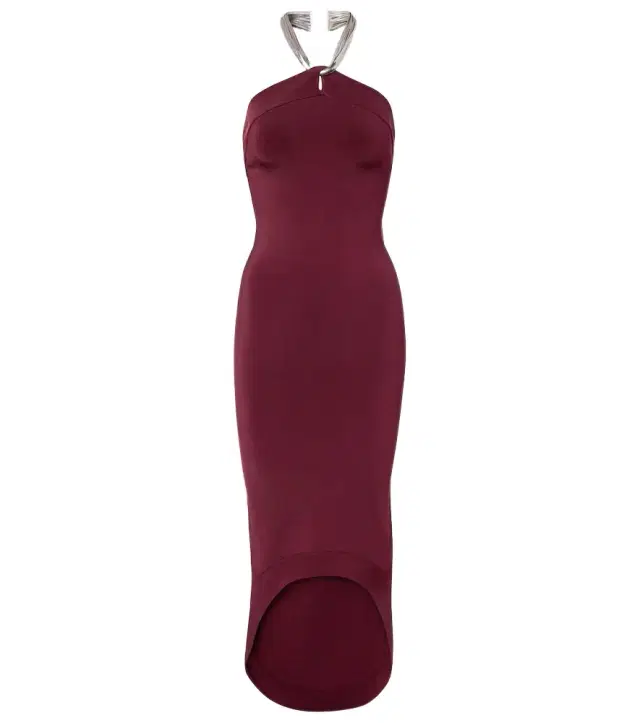 Galvan Halterneck midi dress